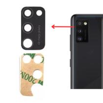 Lente vidro camera traseira compativel com Samsung A41