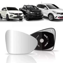 Lente vidro retrovisor argo cronos strada 17/.. passageiro