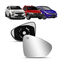 Lente vidro retrovisor argo cronos strada 17/.. passageiro