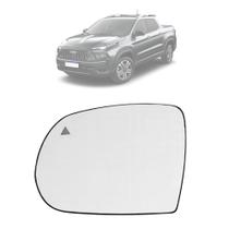 Lente Vidro Retrovisor Com Sensor P/ Fiat Toro Motorista Lente Vidro Retrovisor Com Sensor P/ Fiat Toro Motorista