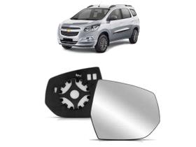 Lente Vidro Retrovisor Gm Spin 2012 em diante - Esquerdo EB937 Lente Vidro Retrovisor Gm Spin 2012 em diante - Esquerdo EB937