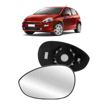 Lente Vidro Retrovisor P/ Fiat Punto Linea 07/16 Motorista EB545