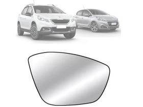 Lente Vidro Retrovisor Peugeot 208/ 2008/ C4 Cactus 13/... Direito EB948