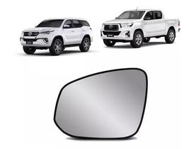 Lente Vidro Retrovisor Toyota HILUX 16 / 21 lado esquerdo