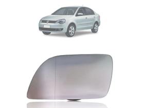 Lente Vidro Retrovisor VW Polo 2002 até 2009 Motorista EB285