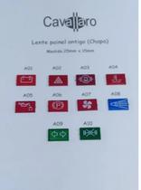 Lente Vigia Painel Mb Antigo (bateria) Quadrada Atx