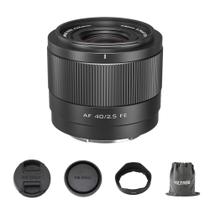 Lente VILTROX 40mm F2.5 f/2.5 AF para câmeras Sony E-Mount