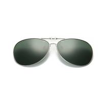 Lentes Clip On Aviador Polarizado e com Proteção UV400