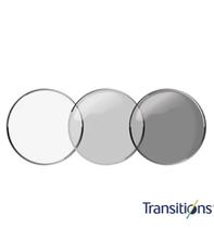Lentes com grau 1.56 Orgânica Fotossensível cinza com antirreflexo