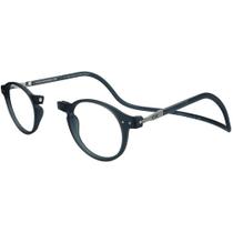 Lentes de Lectura CliC Brooklyn S-M Gris Mate Oscuro 2.5x