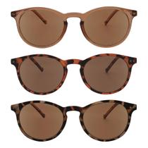 Lentes de Lectura con Protección Solar LookLux para Mujer, Pequeños y Redondos 2.0 con Bisagra de Resorte