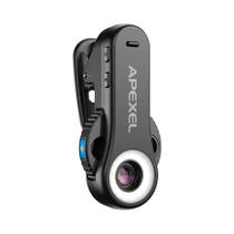 Lentes De Microscópio De Alta Ampliação 40X 80X 120X Com Luz LED E Clipe Universal Para iPhone 17