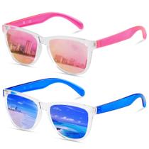 Lentes de sol ANDWOOD con protección UV400 espejada para mujer/hombre