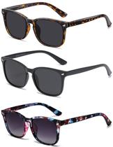 Lentes de Sol DUSHINE Polarizados para Mujer Protección UV400 (Paquete de 3)