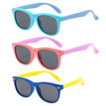 Lentes de Sol FANNYGO para Niños Polarizados Edad 3-11 Paquete de 3