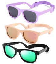 Lentes de Sol Flexibles Polarizados para Bebé NULOOQ con Correa 0-18 Meses Lentes de Sol Flexibles Polarizados para Bebé NULOOQ con Correa 0-18 Meses