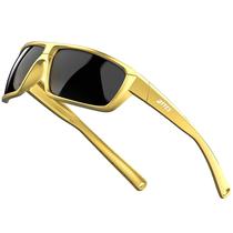 Lentes de Sol Polarizados ATTCL Wrap 5001 para Hombre - Dorado y Negro Lentes de Sol Polarizados ATTCL Wrap 5001 para Hombre - Dorado y Negro