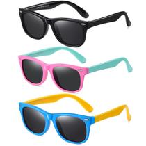 Lentes de Sol Polarizados DYLB para Niños y Niñas de 3 a 8 Años, Paquete de 3 Lentes de Sol Polarizados DYLB para Niños y Niñas de 3 a 8 Años, Paquete de 3