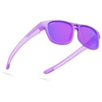 Lentes de Sol Polarizados Morados DEAFRAIN para Niñas de 5 a 13 Años