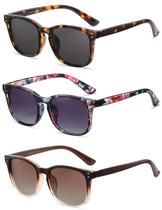 Lentes de Sol Polarizados NCLLCE para Mujer con Protección UV400 (Paquete de 3)