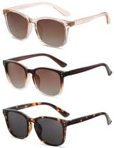 Lentes de Sol Polarizados NCLLCE para Mujer Protección UV400 (Paquete de 3)