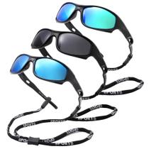 Lentes de Sol Pro Acme para Niños Polarizados TR90 Deportivos Paquete de 3