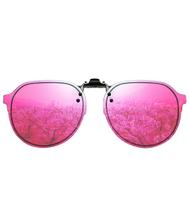 Lentes de Sol Retro Redondos Clip-On FRAZALA UV400 para Hombres y Mujeres