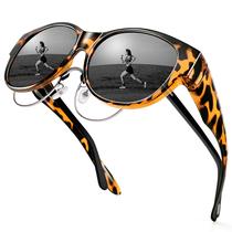 Lentes de Sol URUMQI Polarizados UV400 para Mujer que Se Ajustan sobre Anteojos Lentes de Sol URUMQI Polarizados UV400 para Mujer que Se Ajustan sobre Anteojos