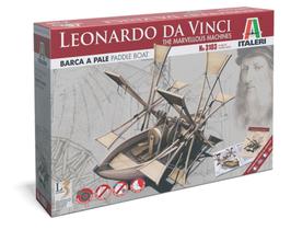 Leonardo Da Vinci - Barca A Pale Italeri 3103 - Kit para montar e pintar - Plastimodelismo