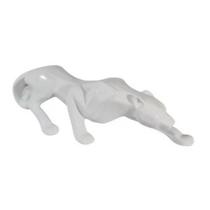 Leopardo 39 cm Resina Escultura Decorativa Estatua Pantera Casa