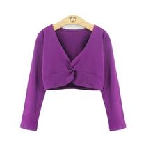 Leotardo De Dança De Manga Longa Para Meninas, Top Pullover Para Prática De Inverno Em Aulas De