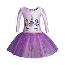 Leotardo De Dança Para Meninas Com Manga Longa E Lantejoulas Brilhantes, Vestido De Ginástica Com Leotardo De Dança Para Meninas Com Manga Longa E Lantejoulas Brilhantes, Vestido De Ginástica Com