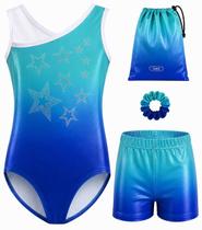 Leotardo Tstiti para Meninas - Conjunto de Ginástica 4 Peças Leotardo Tstiti para Meninas - Conjunto de Ginástica 4 Peças