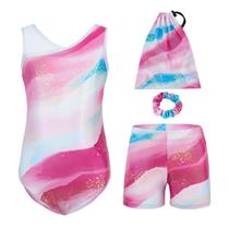Leotardo Tstiti para Meninas - Conjunto de Ginástica de 4 Peças Leotardo Tstiti para Meninas - Conjunto de Ginástica de 4 Peças