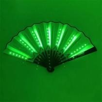 Leque Abanador de LED Verde - JITEM