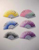 Leque Cerejeiras Dobrável Decorativo Refrescante, Compacto e Estiloso (Cores Sortidas)