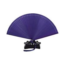 Leque De Bambu Pequeno Dobrável Estilo Chinês Clássico Simples Com Franjas Para Apresentações De