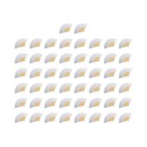 Leque De Mão Dobrável De Bambu 1-50 Peças Personalizável Para Decoração De Casamento, Festa,