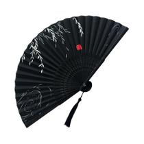 Leque De Mão Dobrável De Madeira Elegante Para Casamentos E Apresentações - Leque Decorativo