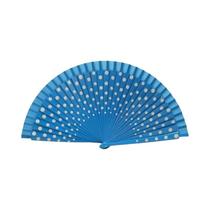 Leque De Mão Espanhol Vintage Para Flamenco Com Padrão De Pontos Elegante, Leque Dobrável Para Leque De Mão Espanhol Vintage Para Flamenco Com Padrão De Pontos Elegante, Leque Dobrável Para