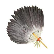 Leque De Mão Portátil Masculino De Pena, Decorativo E Versátil, Leque Chinês De Verão Para Dança Leque De Mão Portátil Masculino De Pena, Decorativo E Versátil, Leque Chinês De Verão Para Dança
