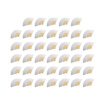 Leque De Papel De Bambu Branco DIY 1-50 Peças Para Adultos E Crianças Prática De Caligrafia Pintura