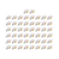 Leque De Papel De Bambu Branco DIY 1-50 Peças Para Adultos E Crianças Prática De Caligrafia Pintura