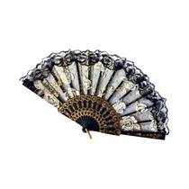 Leque De Renda Rosa Para Casamento, Estilo Cigano, Leque Decorativo Dobrável Leque De Renda Rosa Para Casamento, Estilo Cigano, Leque Decorativo Dobrável