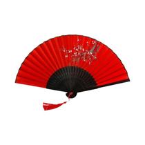 Leque De Tecido Vintage Com Padrão Japonês, Artesanato Para Decoração De Casa, Presente Para Festas