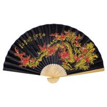 Leque Decoração Parede Gigante 160 cm Preto Sakura 4