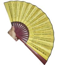 Leque Dobrável Bambu Dança Kung Fu Chinês Show Japão