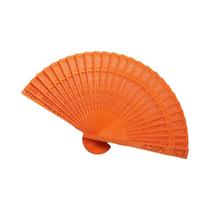 Leque Dobrável Chinês Vintage De Madeira Esculpido Em Bambu Aromático Para Decoração De Casamento E