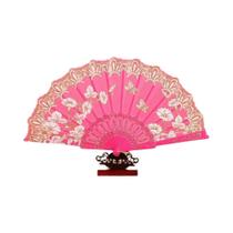 Leque Portátil Dobrável Elegante Estilo Chinês Para Dança De Verão Feminino, Leque Decorativo Antigo