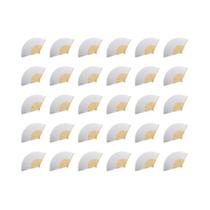 Leques De Mão Dobráveis De Bambu Branco 100-1PCS Para Casamento Festa Dança Decoração DIY